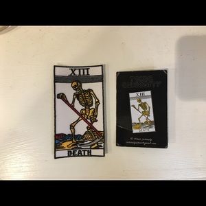 Death Tarot Pin & Patch Set
